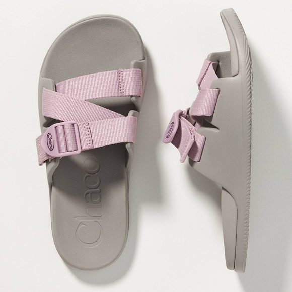 Chaco Shoes - *SOLD* NEW Chaco Chillos Slide Solid Mauve  Womens SANDAL SIZE 8 Slide On